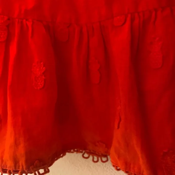 FARM Rio women’s size small Orange pineapple Mini Skirt - Picture 8 of 15